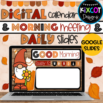 Preview of Fall Slides | Morning Meeting | Daily Slides | 175 Slides for classroom use