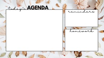 Preview of Fall Slides Template