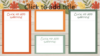 Preview of Fall Slides Template
