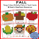 Fall Snap Cubes Activity Mats & Task Cards
