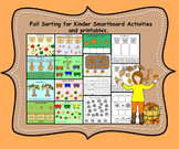 Fall Sorting/Counting for Kinder Smartboard Activities and
