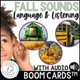Fall Language & Listening Activity Speech Therapy BOOM CAR