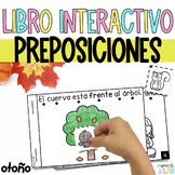 Fall Spanish Prepositions Flip Book | Libro interactivo Pr