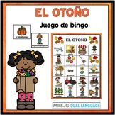 Spanish Fall Vocabulary Bingo /  Loteria de otoño