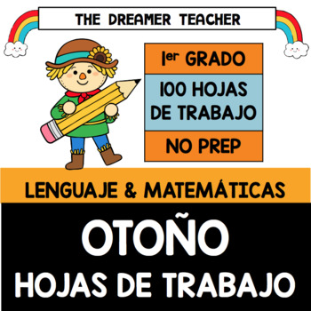 Preview of Fall: Spanish Worksheets. Math and Language Activities. Distance Learning