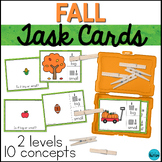 Fall Special Education Task Boxes - Basic Concepts Speech 