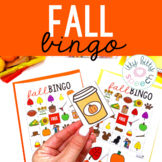 Fall Speech & Language Bingo (+ BOOM Cards)