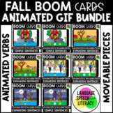 Fall Speech Therapy Boom Card Activities Picture Scenes WH