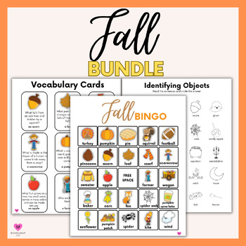 Preview of Fall Speech Therapy Bundle