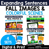 Fall Speech Therapy Language Bundle | Digital & Print