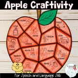 Fall Speech and Language Craftivity: Colorful Apples