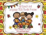 Fall Speech and Language Mini Bundle