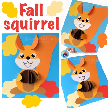 squirrel art for kids