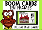 Fall Owls and Flowers Counting To 10 Ten Frame Boom Cards™