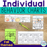 Fall Sticker Charts and Individual Behavior Charts