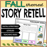 Fall Story Retell Sequencing of Beginning, Middle, & End D