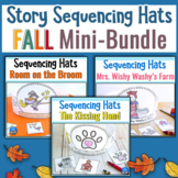 Fall Story Sequencing Hats Mini-BUNDLE