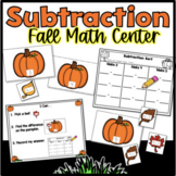 Fall Subtraction Hands On Sorting and Math Worksheet