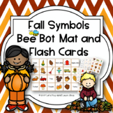 Fall Symbols Bee Bot Mat and Flash Cards