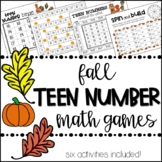 Teen Number Math Games - Back To School