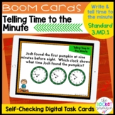 Fall Telling Time to the Minute BOOM™ Cards 3.MD.1