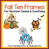 Fall Math Ten Frames Set