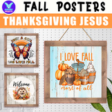 Fall Thanksgiving Jesus Autumn Seasonal Classroom Decor Bu
