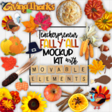 Fall Thanksgiving Mockup Movables | Make Your Own Images |