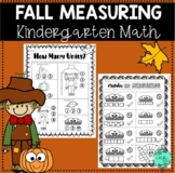 Fall Thanksgiving NO PREP Kindergarten Measurement Worksheets