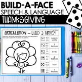 Fall & Thanksgiving Speech Therapy - Scarecrow & Turkey Ac