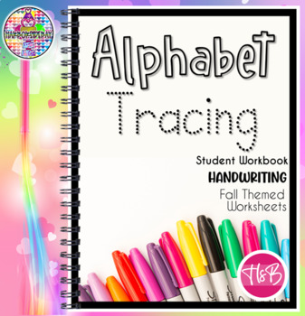 Preview of Fall Theme Alphabet Tracing Book |