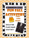 Fall Theme CCSS Unit with Skeleton Craftivity