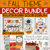 Fall Theme Classroom Bulletin Board/Door Decor Bundle (Aut