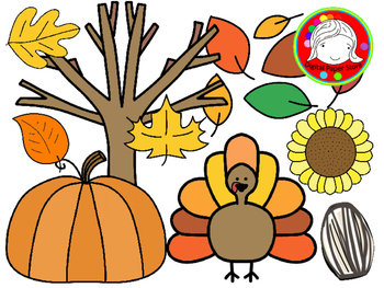 Fall Theme Clipart (Personal & Commercial Use) by Digital ...