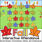 Fall Attendance with Lunch Count for Interactive Whiteboards