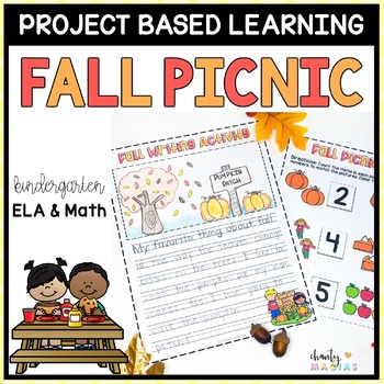 Preview of Fall Theme Literacy and Math PBL Activities