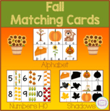 Fall Matching Cards – Letters, Numbers & Shadows