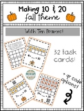 Fall Theme Missing Addends Making 10 and 20 with Ten Frames