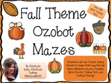 Fall Theme Ozobot Mazes