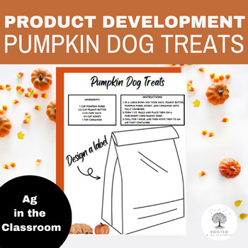 Preview of Fall Pumpkin Activity: Making Dog Treats & Designing Labels