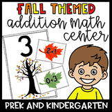 Fall Math Center Activity- Addition to 10