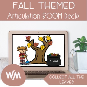Preview of Fall Themed Articulation BOOM Cards 