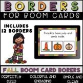 Fall-Themed Boom Card Borders (For Commercial Use)