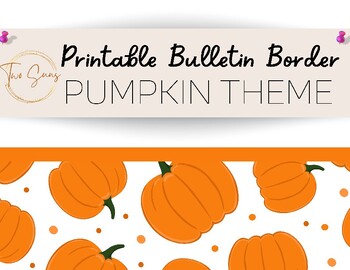 Fall Themed Bulletin Border / Printable Bulletin Boarder / PDF | TPT