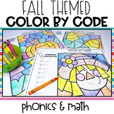 Fall Themed Color By Codes