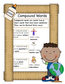 Preview of Fall Themed Compound Words Mini-Unit