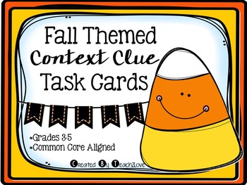 Preview of Context Clue Task Cards