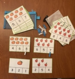 Fall Themed Counting to ten with Apples and Jack O' Lantern