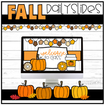 Preview of Thanksgiving Daily Slides - Back to School