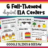 Fall Themed Digital ELA Centers for Google Slides™ and Seesaw